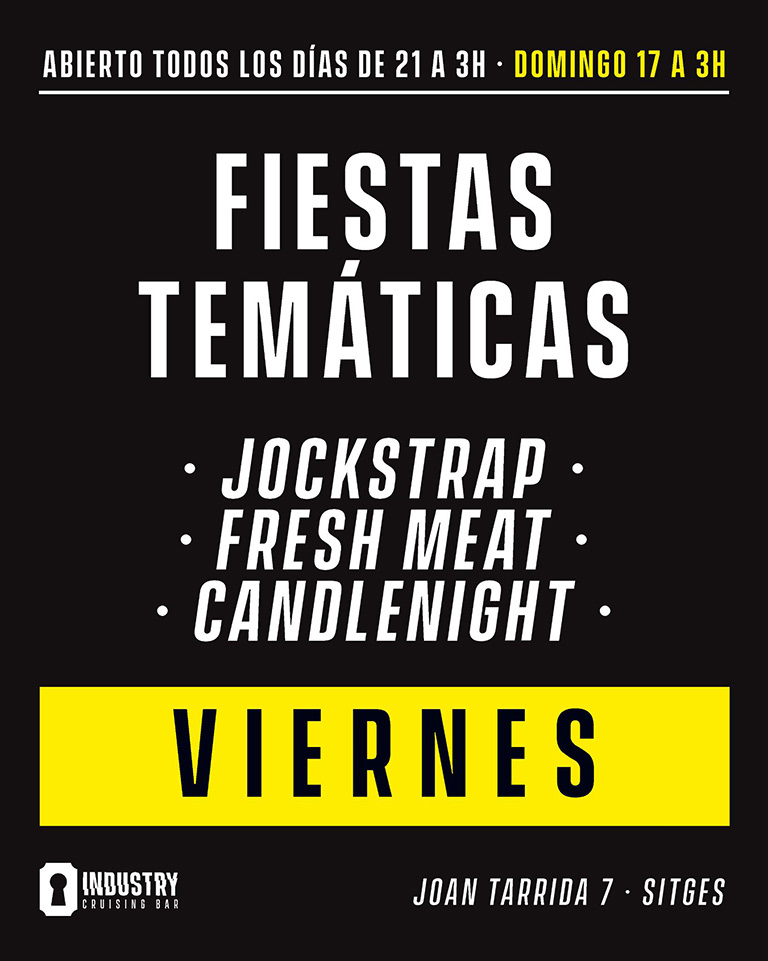 Friday Theme Nights in Industry Sitges